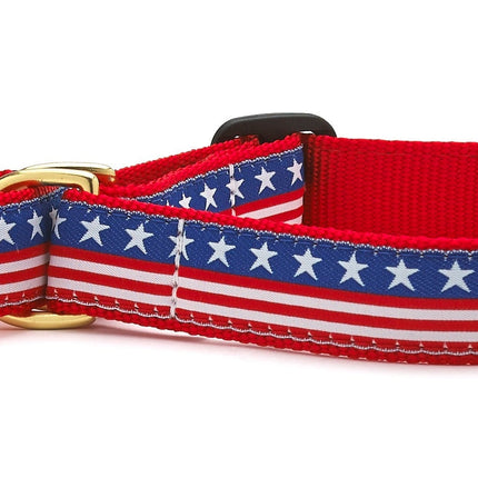 Stars and Stripes Martingale Dog Collar