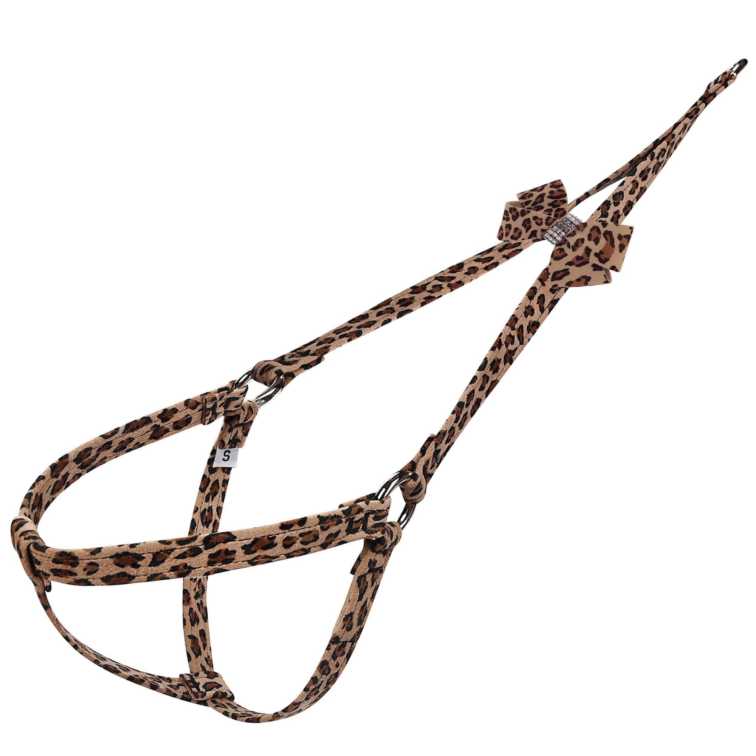 Cheetah Nouveau Bow Step N Go Harness Cheetah