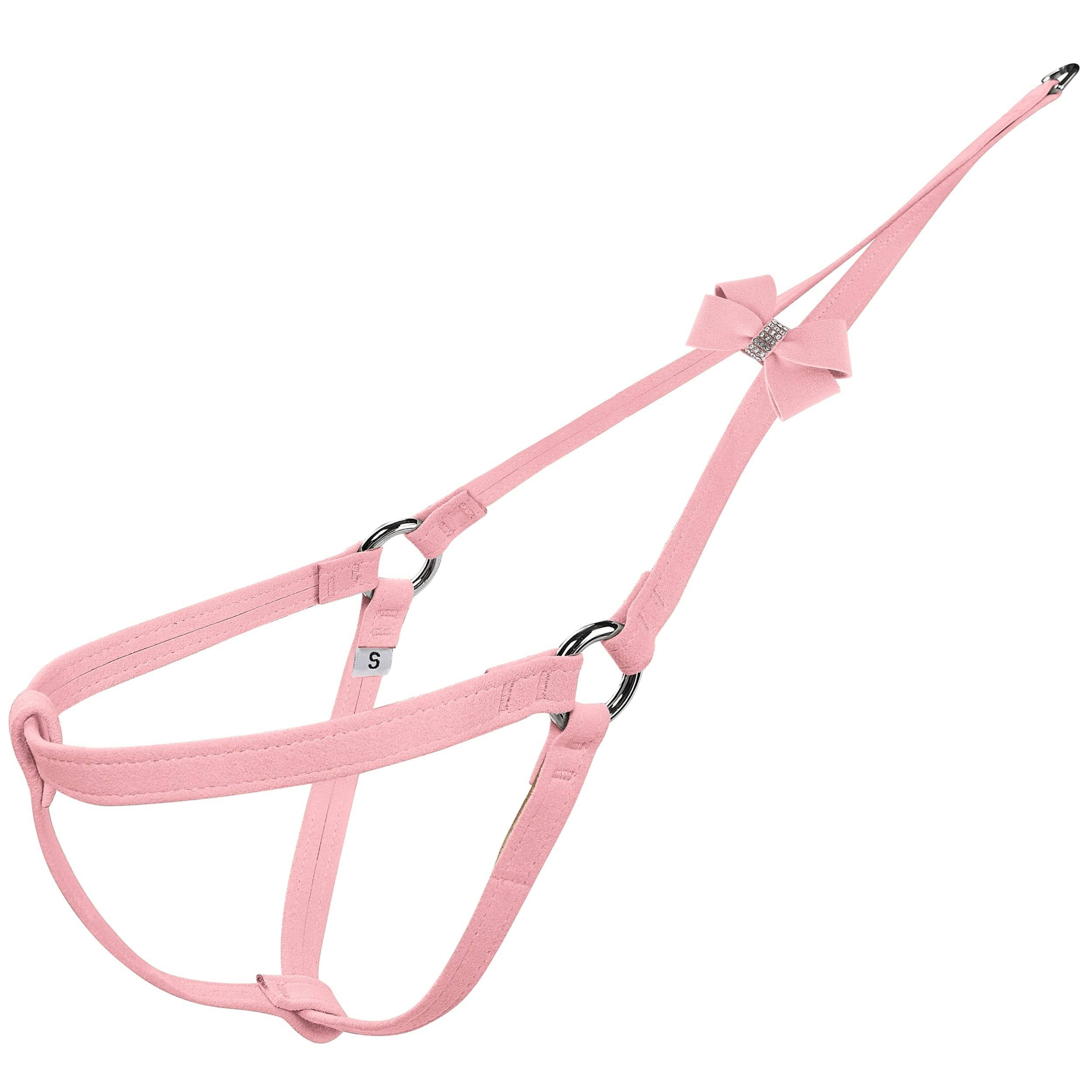 Nouveau Bow Step N Go Harness Puppy Pink