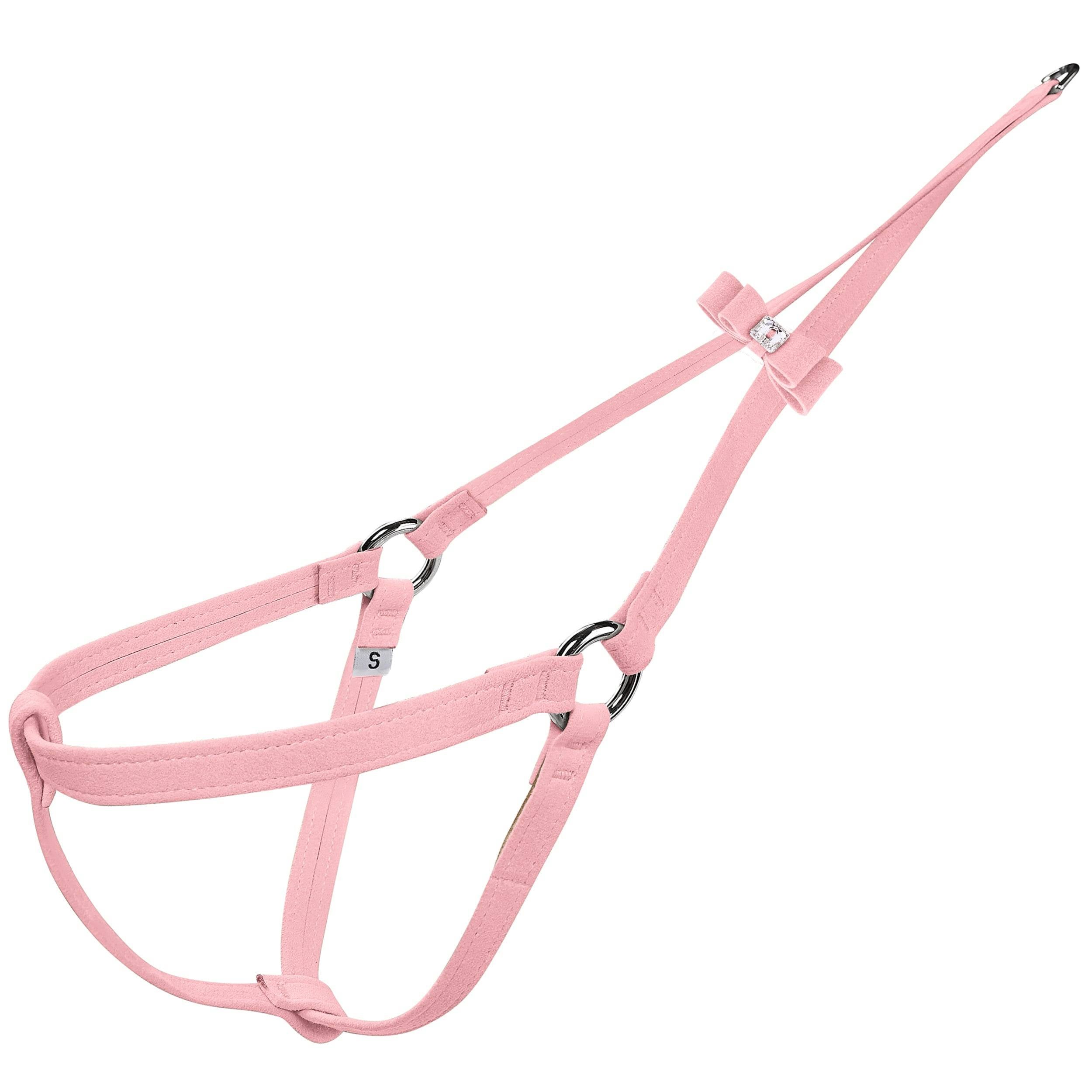 Big Bow Step N Go Harness Puppy Pink