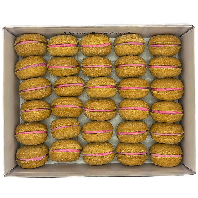 40 Count Dog Macaron Treats Gift Box