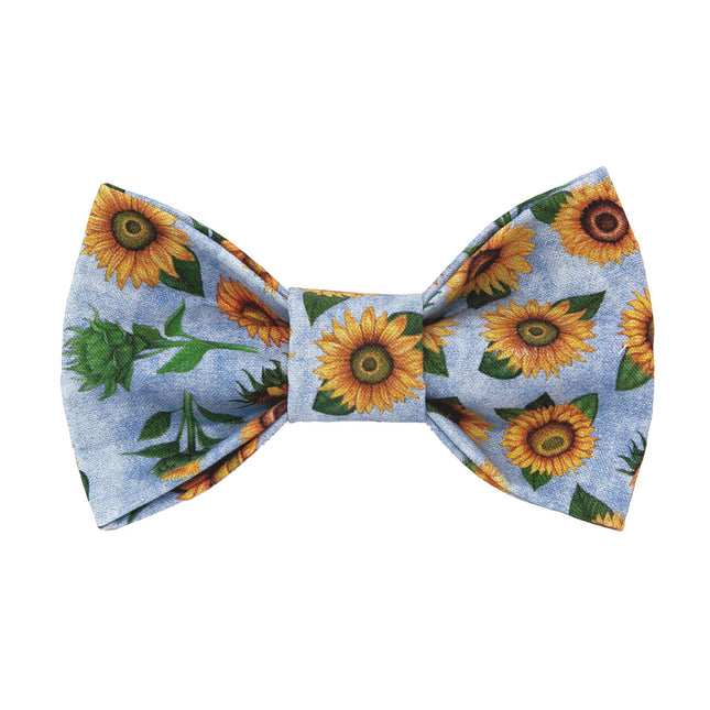 Sunflower Dog Bow Tie