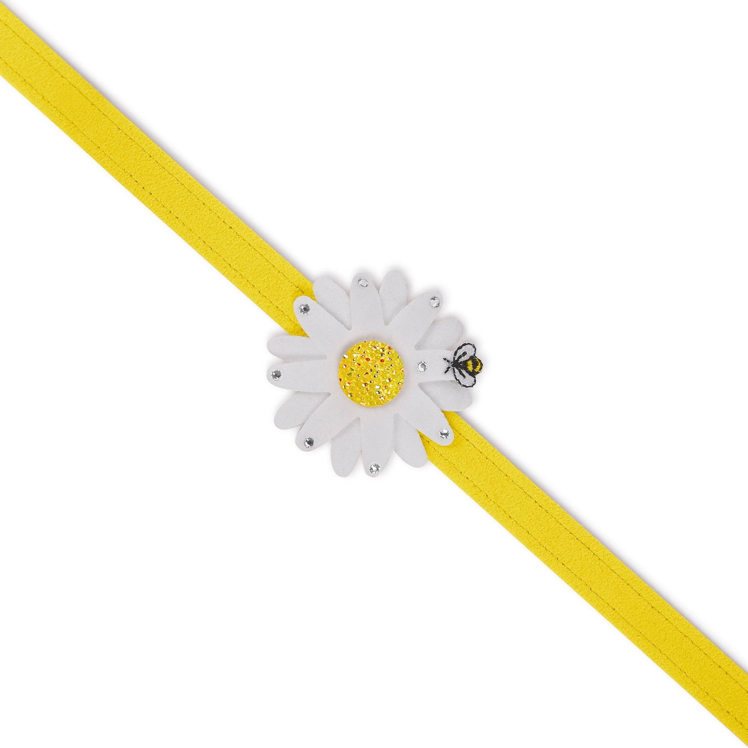 Large Daisy with AB Crystal Stellar Center Leash