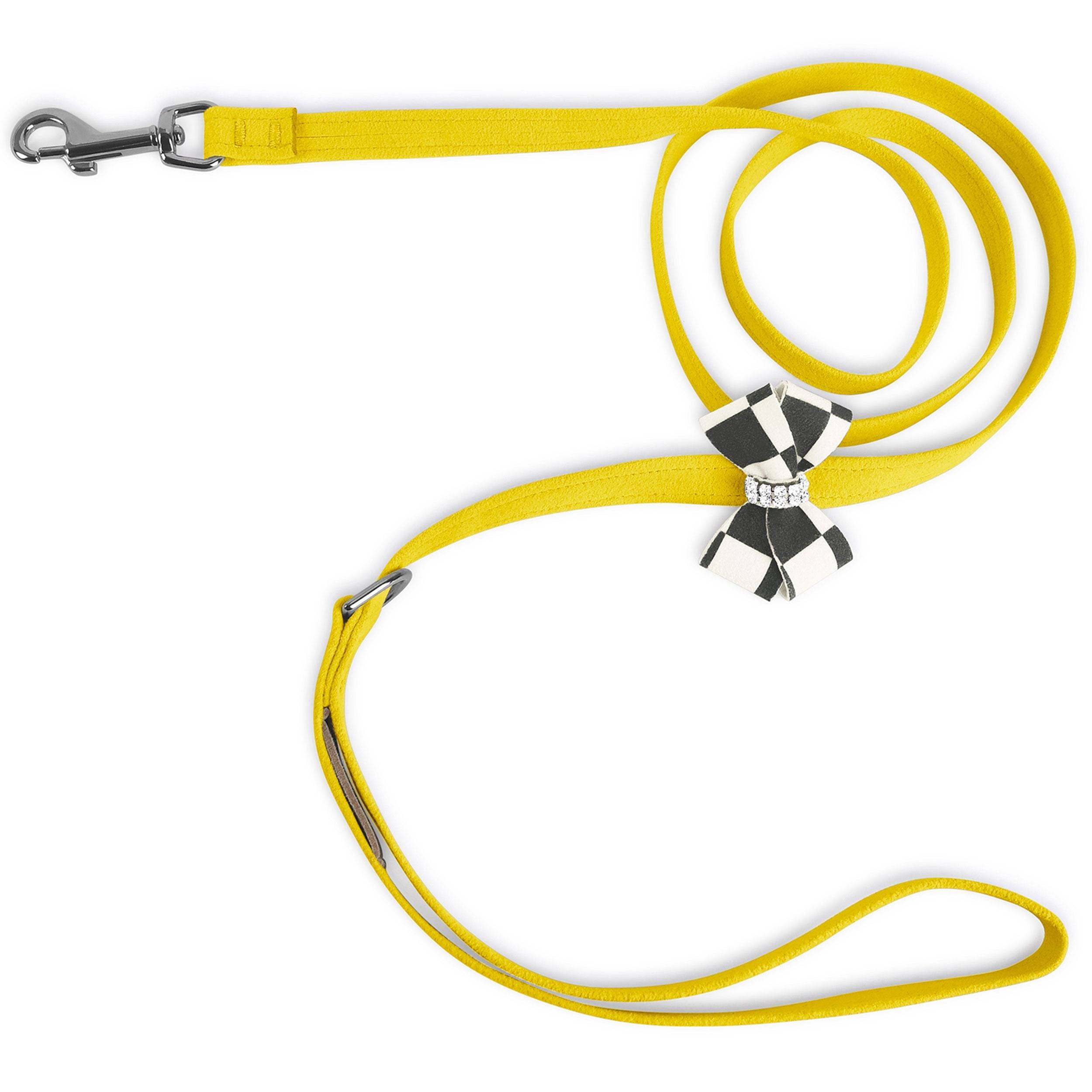 Windsor Check Nouveau Bow Leash Sunshine