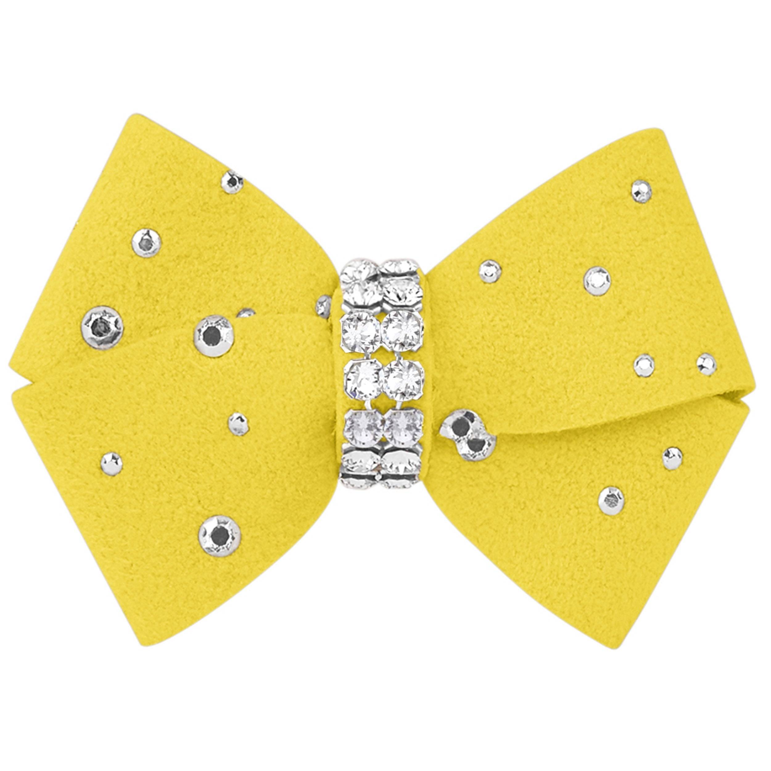 Nouveau Bow Hair Bow with Silver Stardust Sunshine