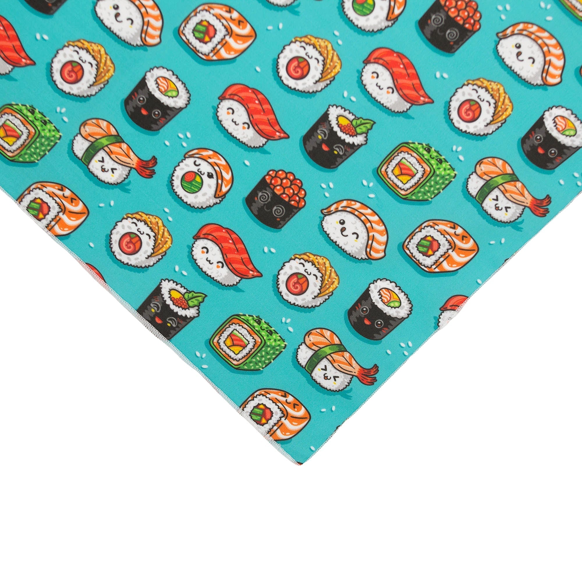 Sushi Dog Bandana -Design Faces Down