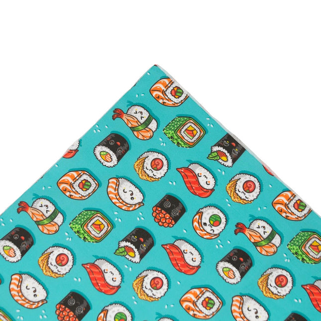 Sushi Dog Bandana -Design Faces Up