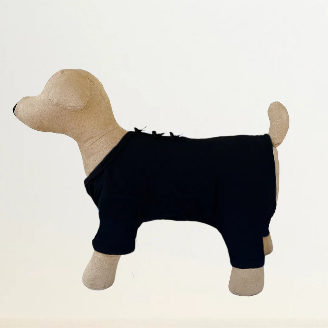 Sweet Dreams Dog Pajamas-Black