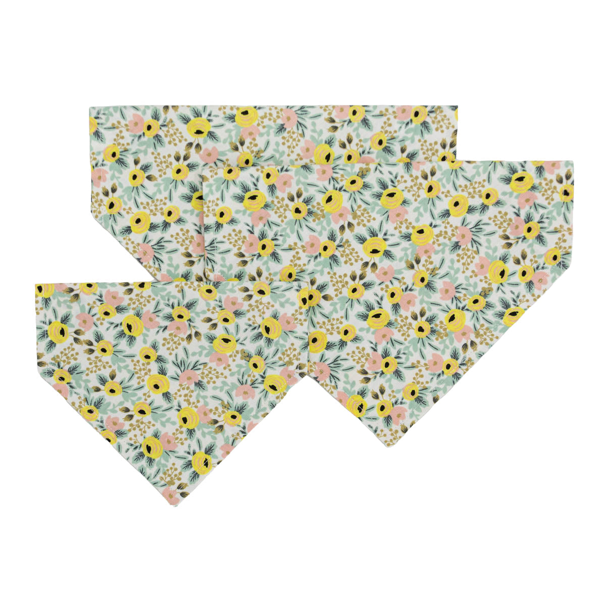 Sweet Yellow Rose Dog Bandana X-Large - 12