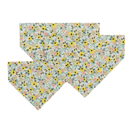 Sweet Yellow Rose Dog Bandana