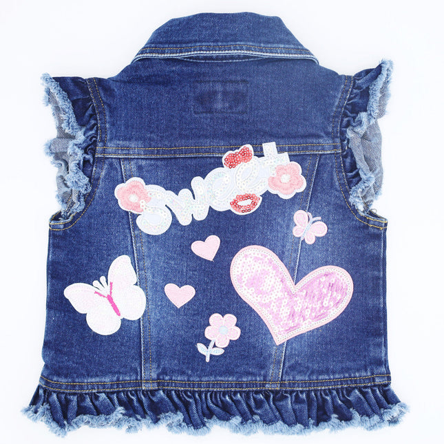 Sweet Kids Denim Vest