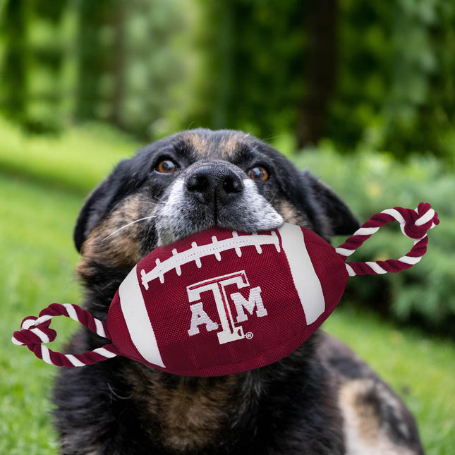 Texas A&M Aggies Nylon Football Dog Toy