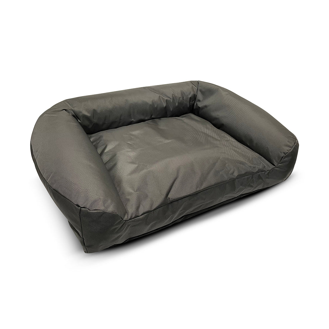 Titan Defender Bolster Dog Bed Gunmetal Gray