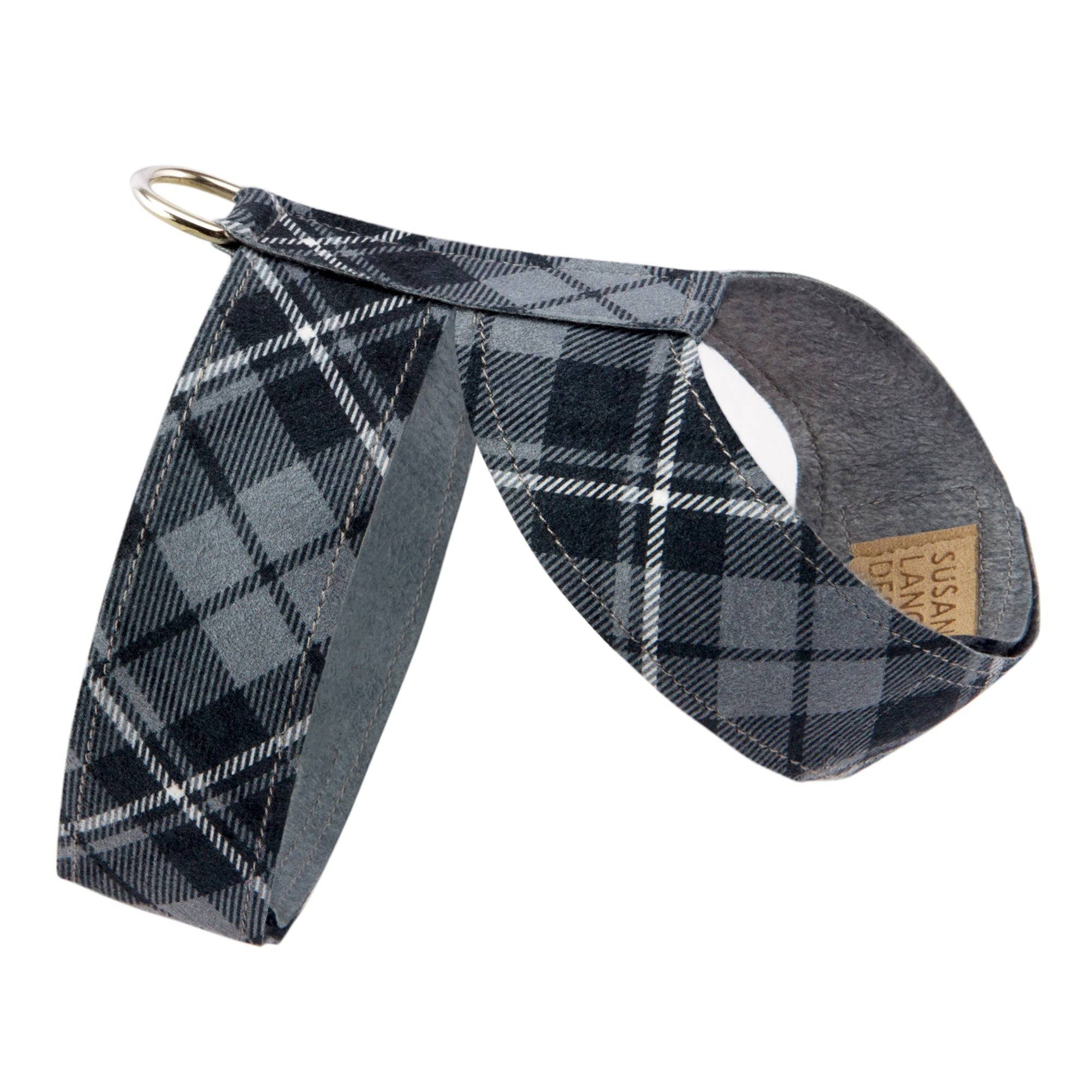 Scotty Plaid Tinkie Harness Charcoal Plaid