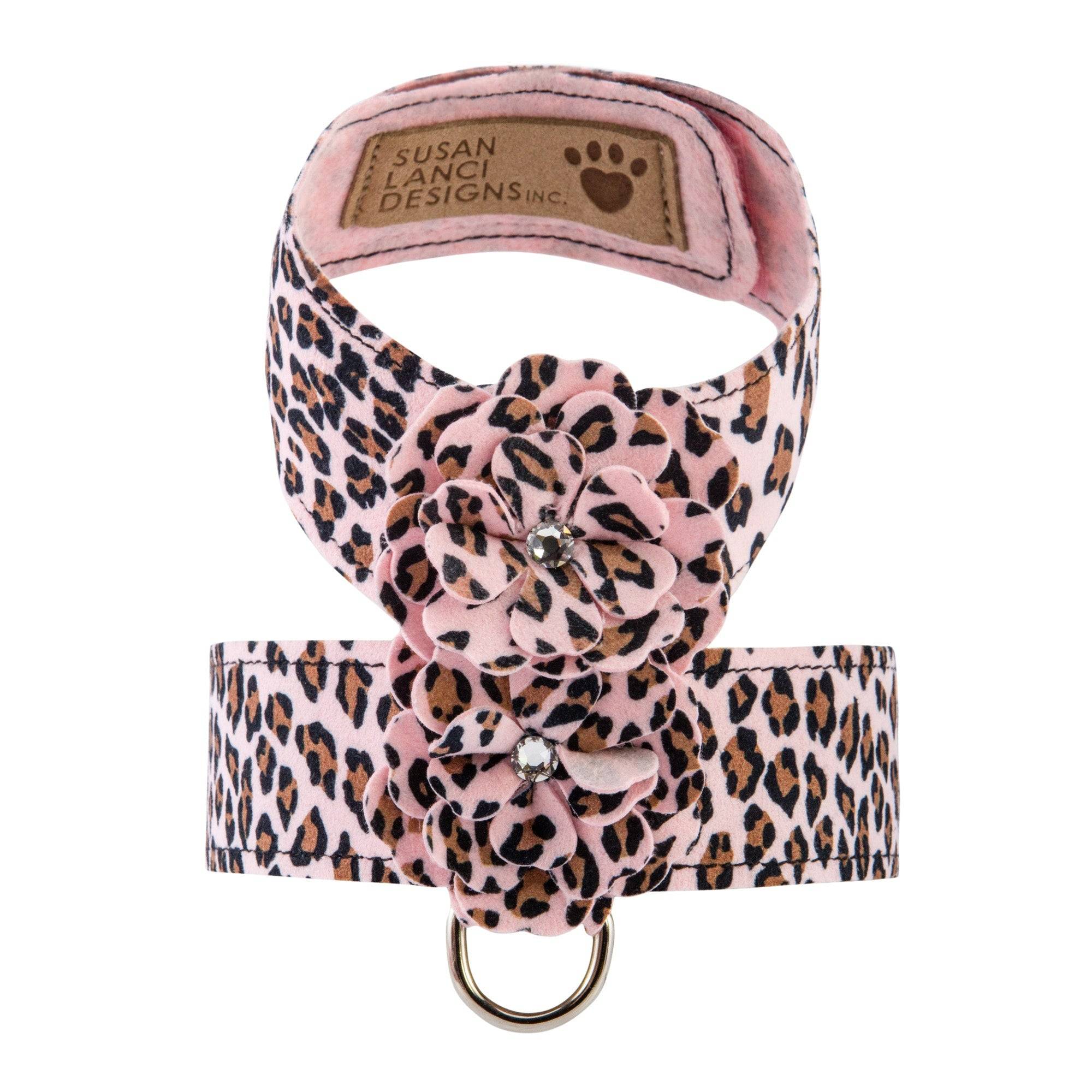 Cheetah Couture Tinkie's Garden Flower Tinkie Harness Pink Cheetah