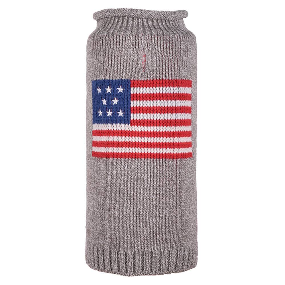 American Flag Roll Neck Sweater