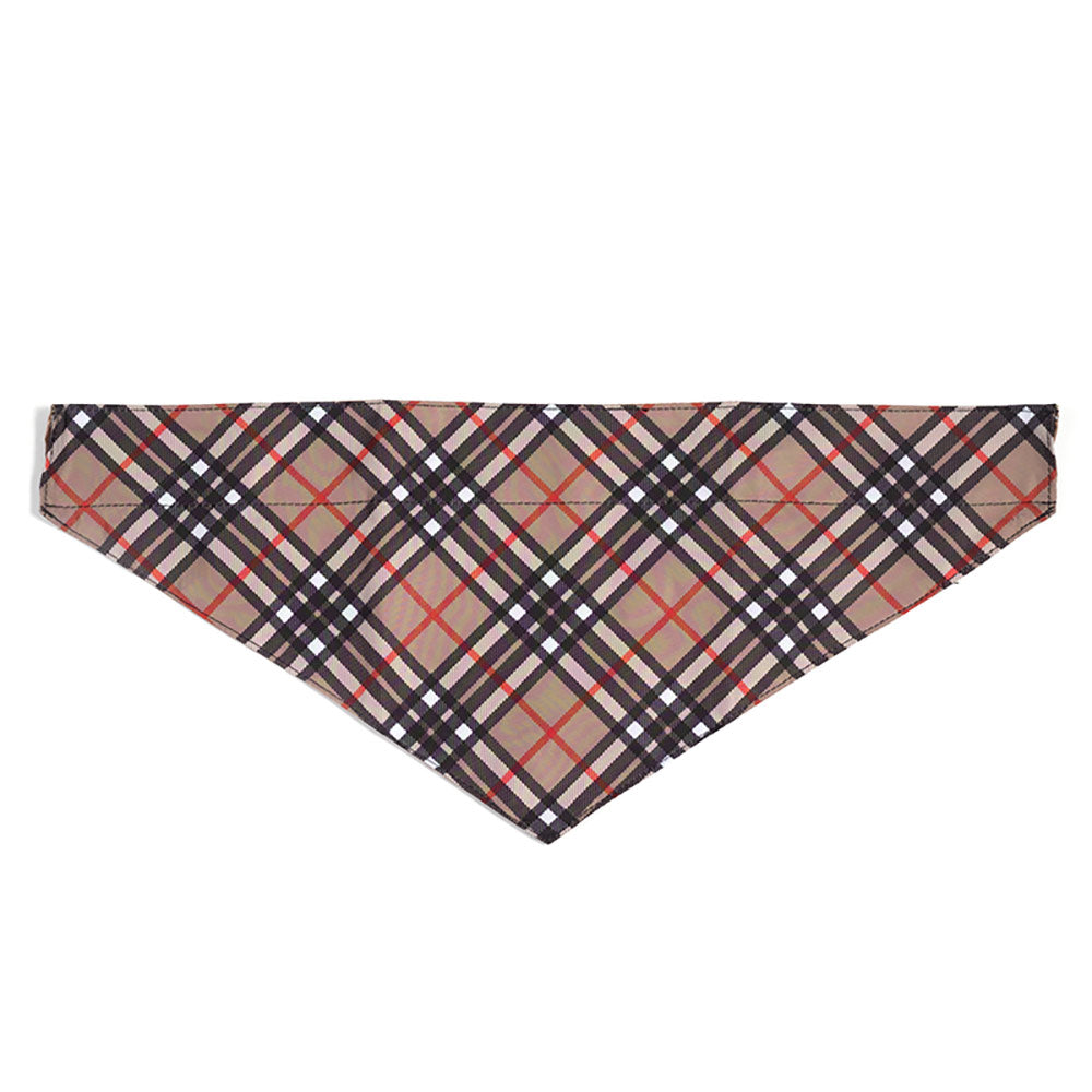 Bias Plaid Tan Bandana Default Title