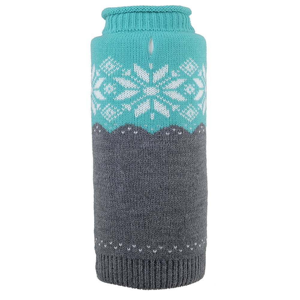 Ski Lodge Teal Roll Neck Sweater Default Title