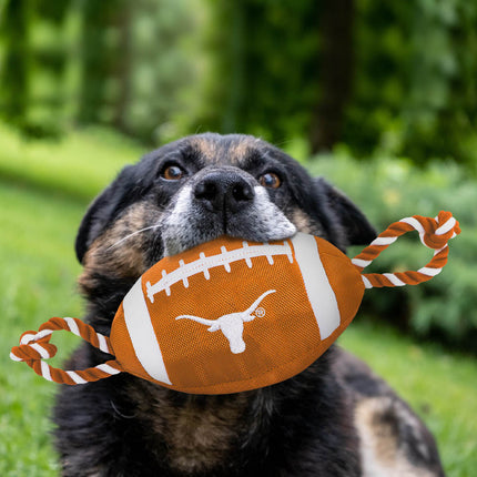 Texas Longhorns Nylon Football Dog Toy