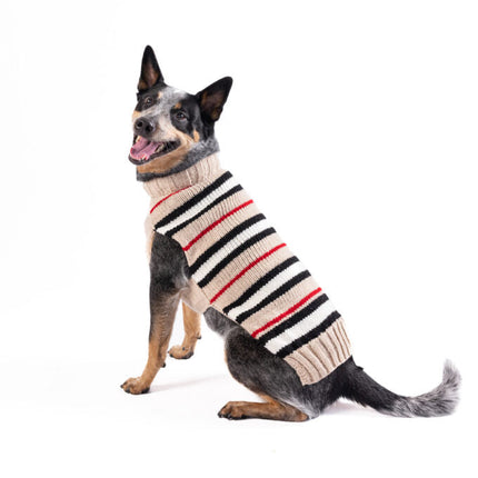 Alpaca Bentley Stripe Dog Sweater