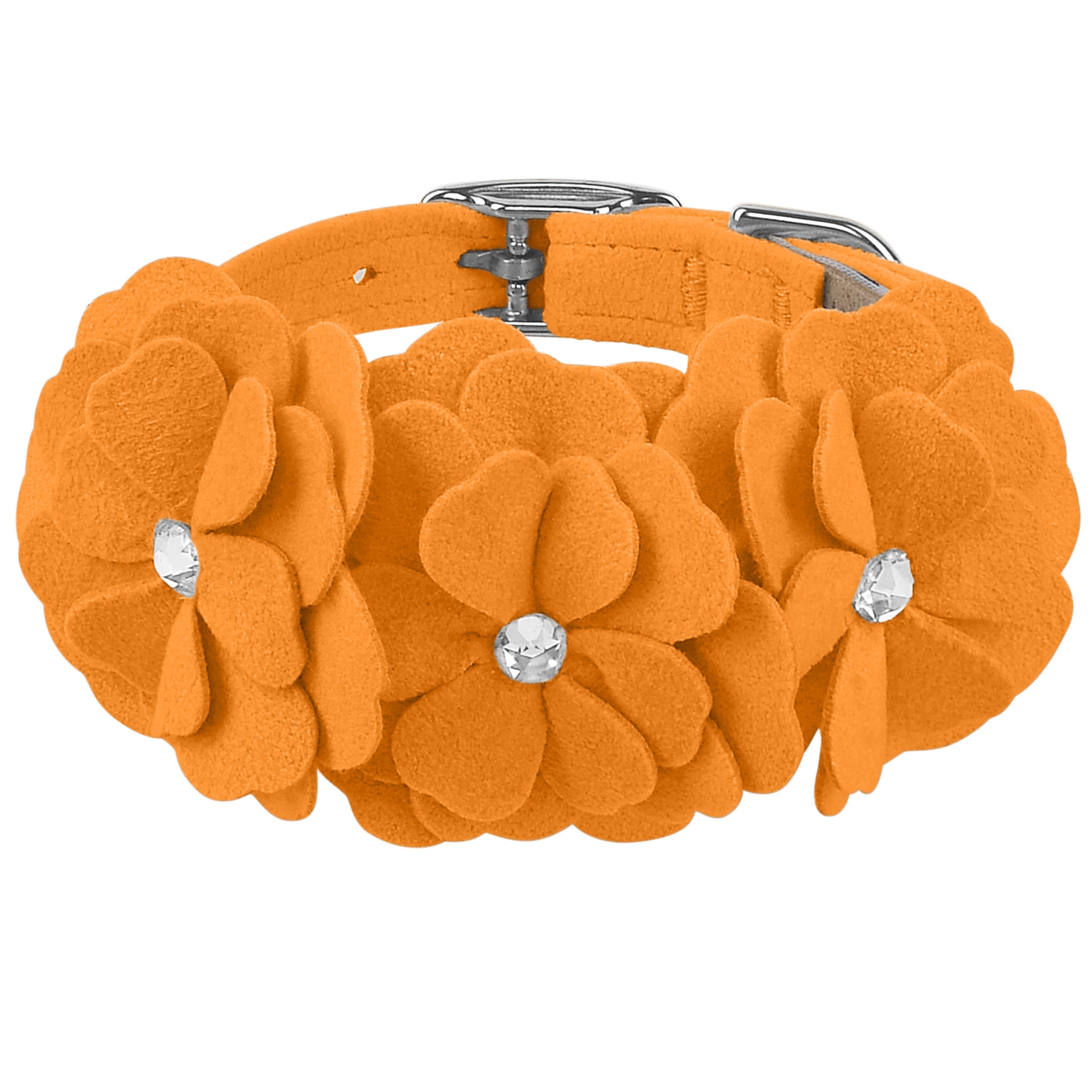 Tinkie's Garden Flower Collar Tangerine