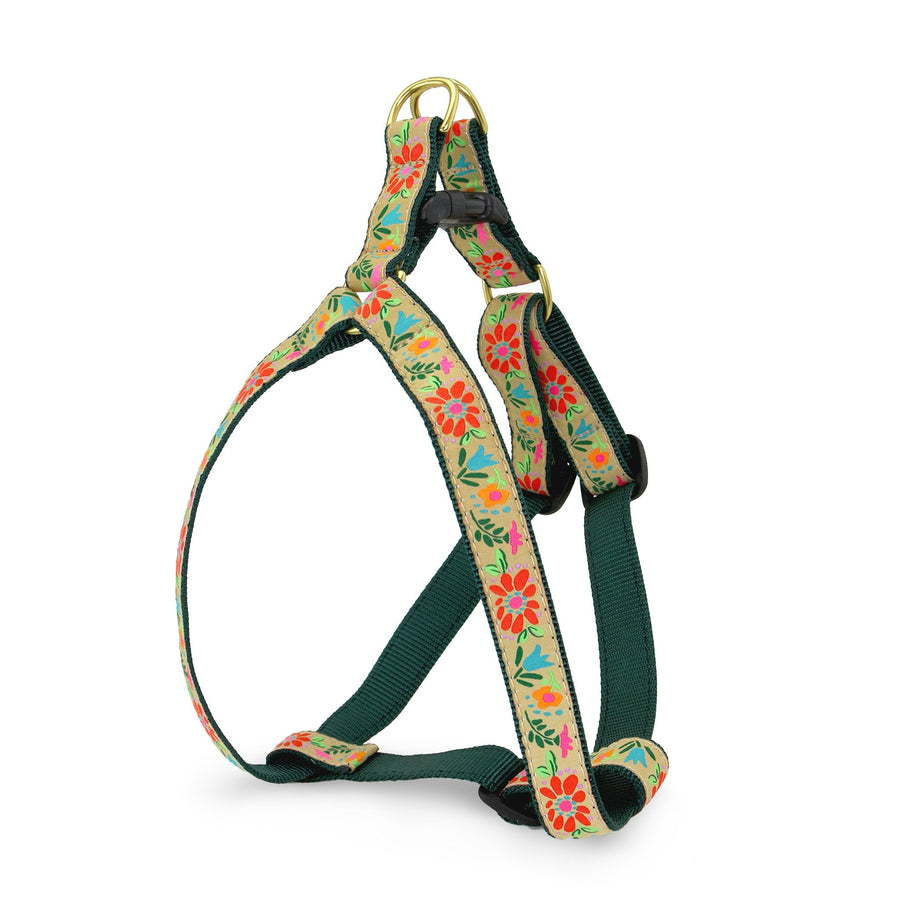 Tapestry Floral Dog Harness