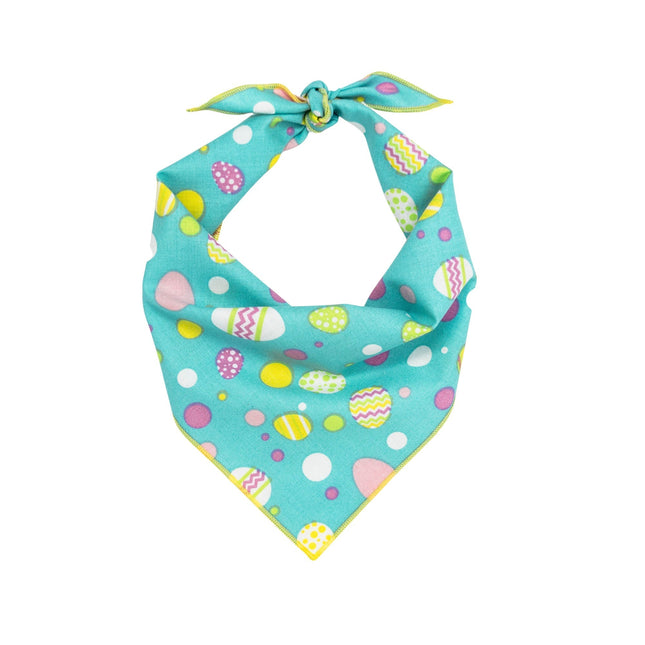 Teal Easter Egg Dog Bandana