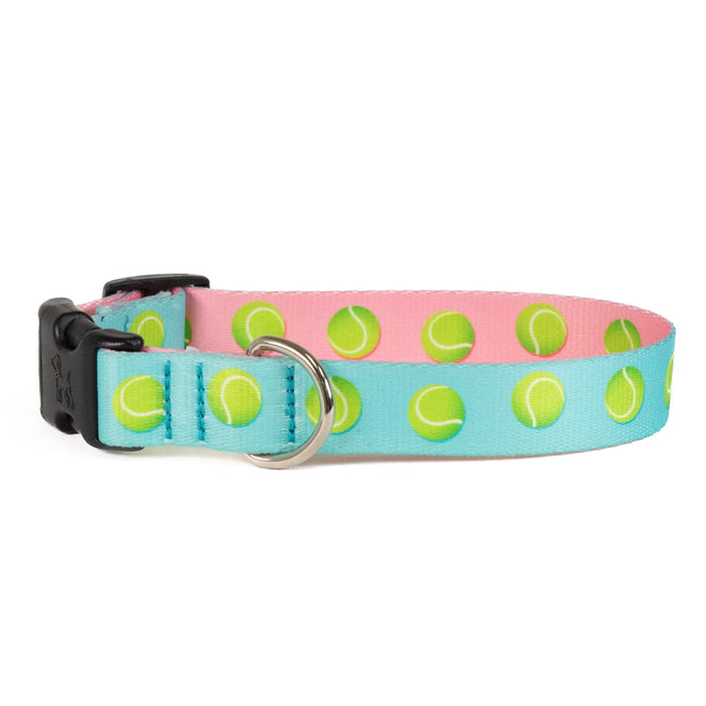 Tennis Balls Printed Dog Collar