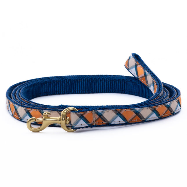 Terracotta Plaid Small Breed Dog Lead