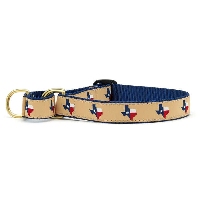 Texas Martingale Dog Collar - Navy