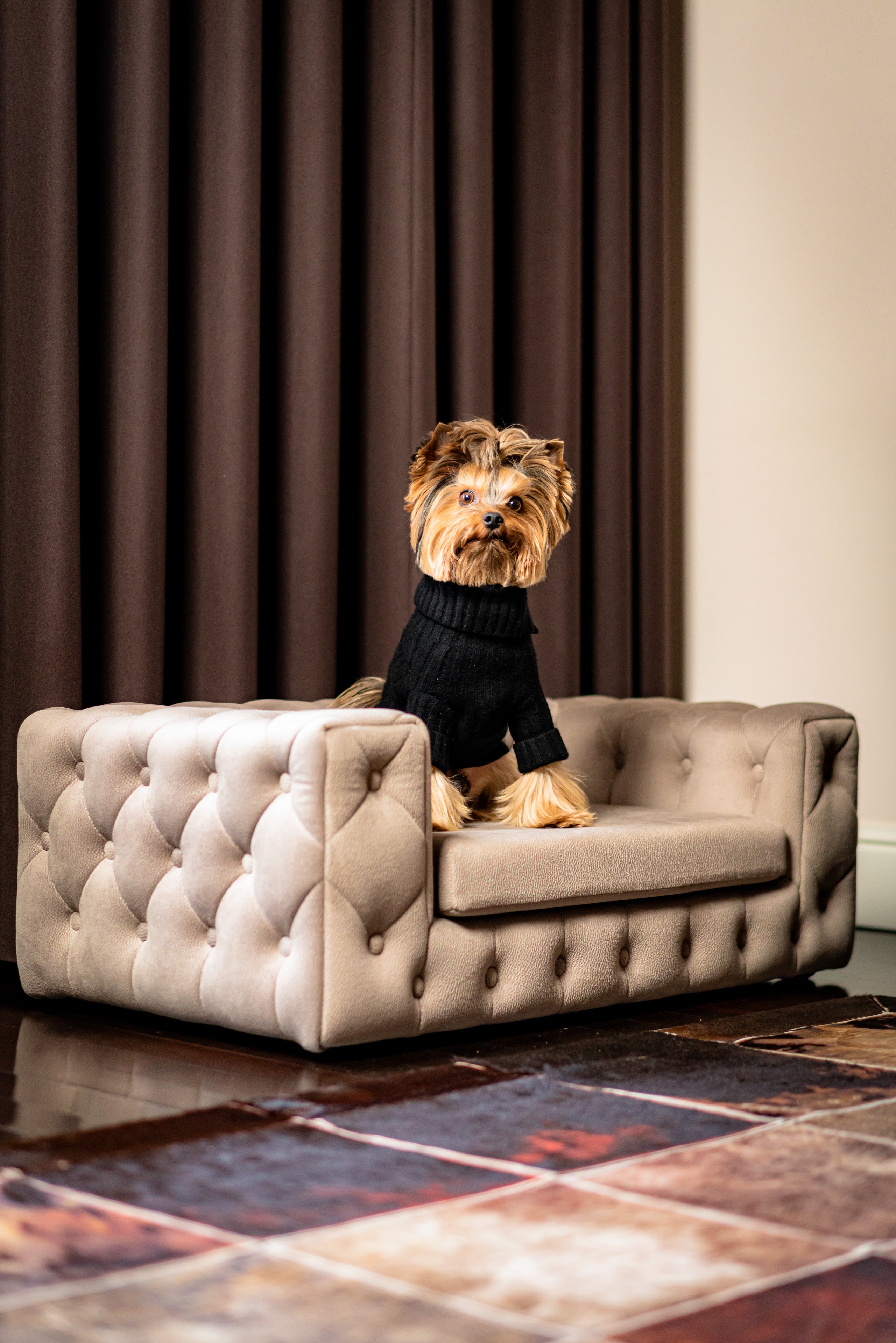 The Royal Luxury Pet Bed in Beige