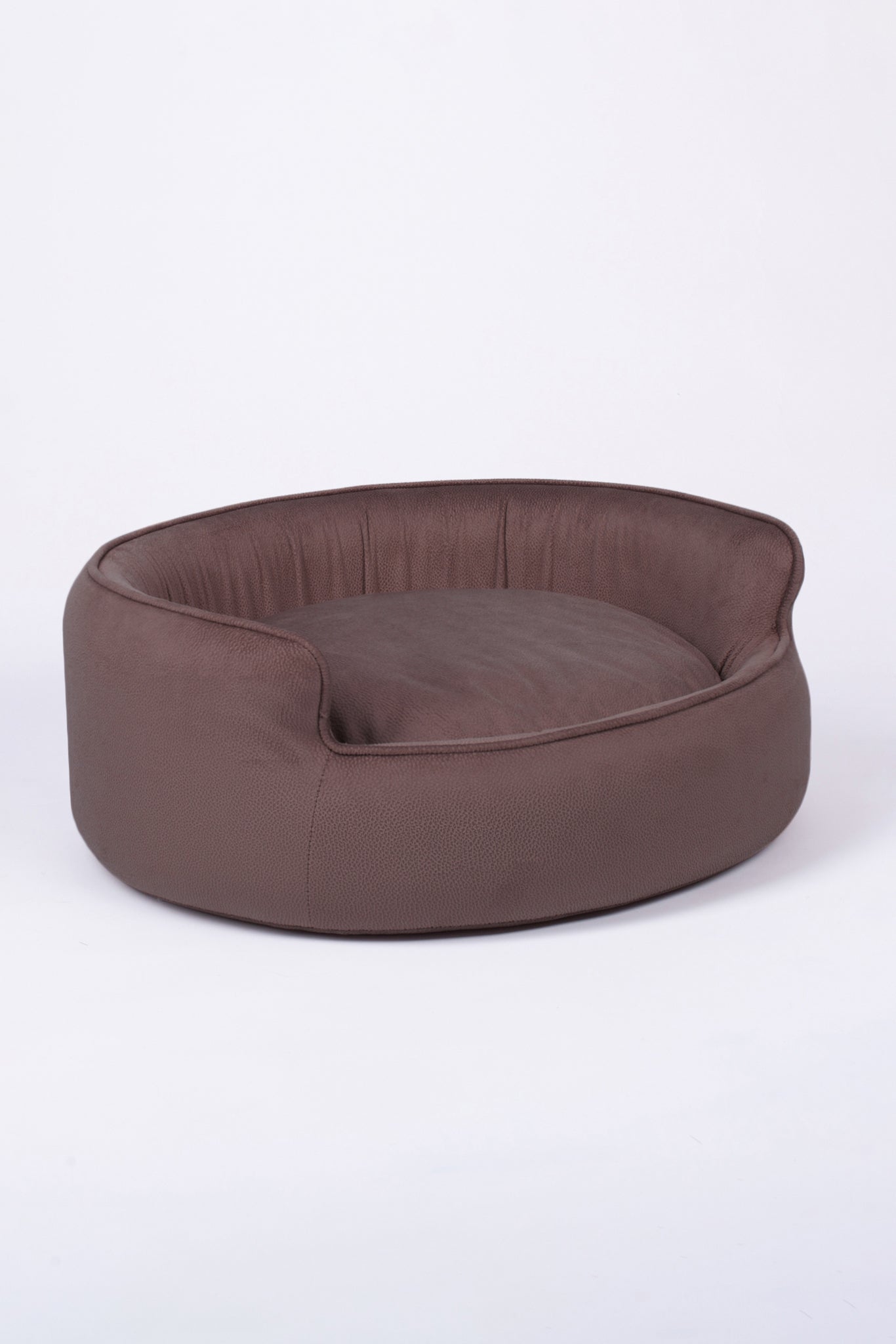 The Yin & Yang Luxury Pet Bed in Beige Dark Brown