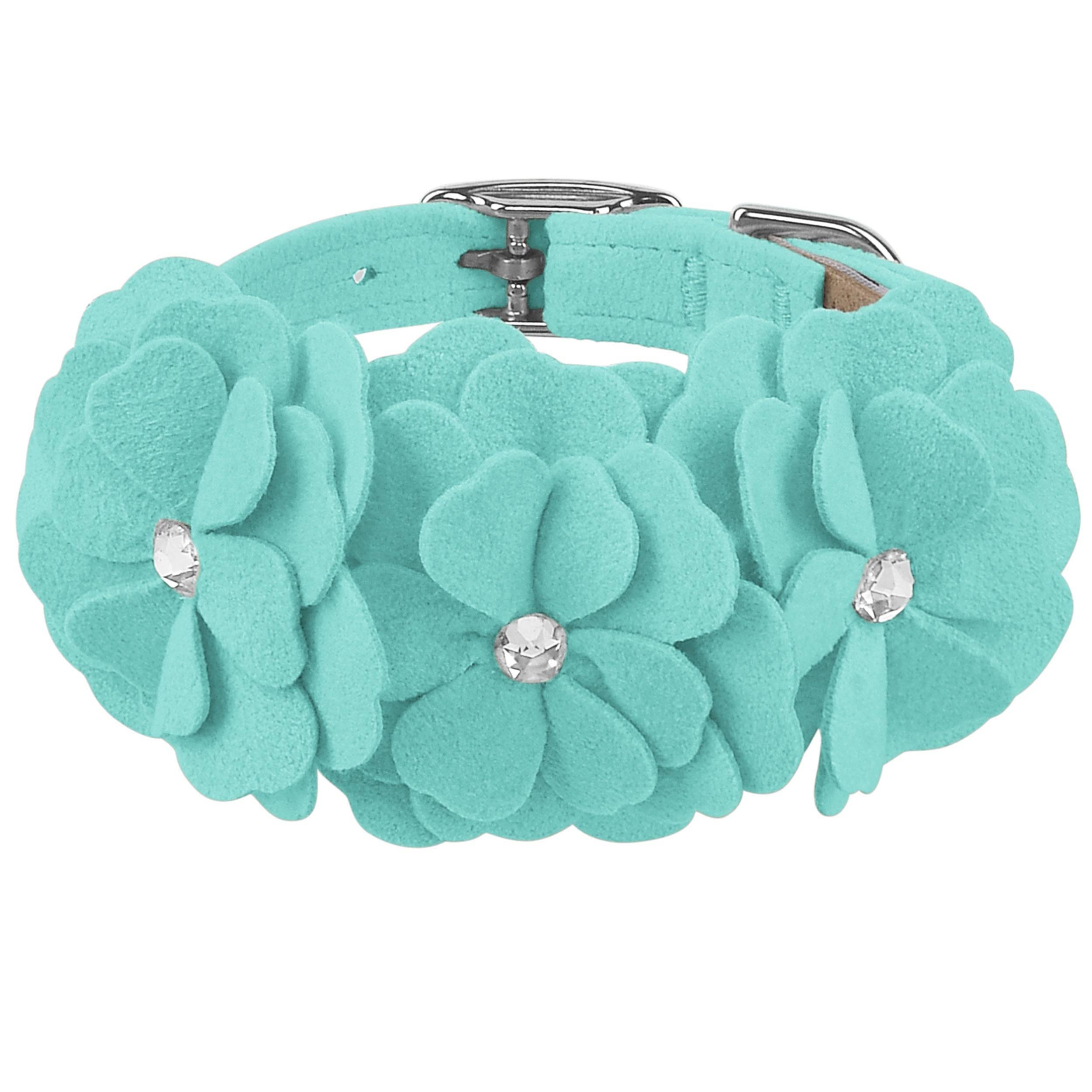 Tinkie's Garden Flower Collar Tiffi Blue