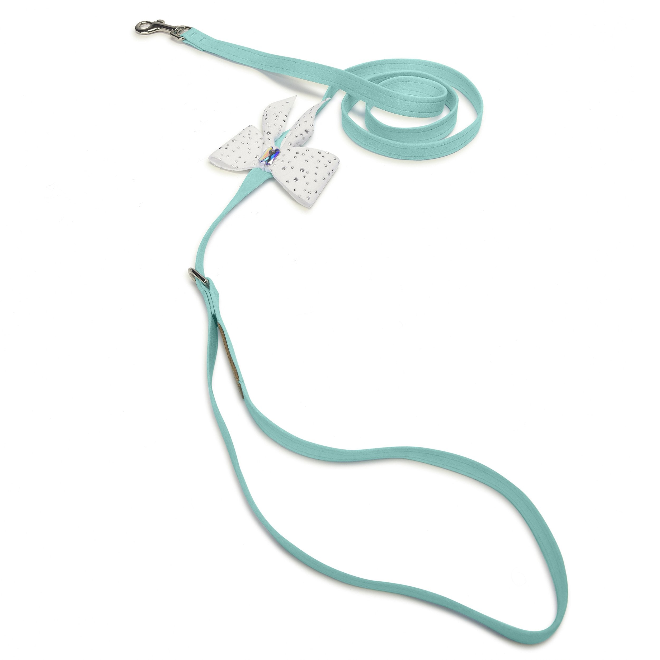 Tiffi's Gift Leash With Aurora Borealis Emerald