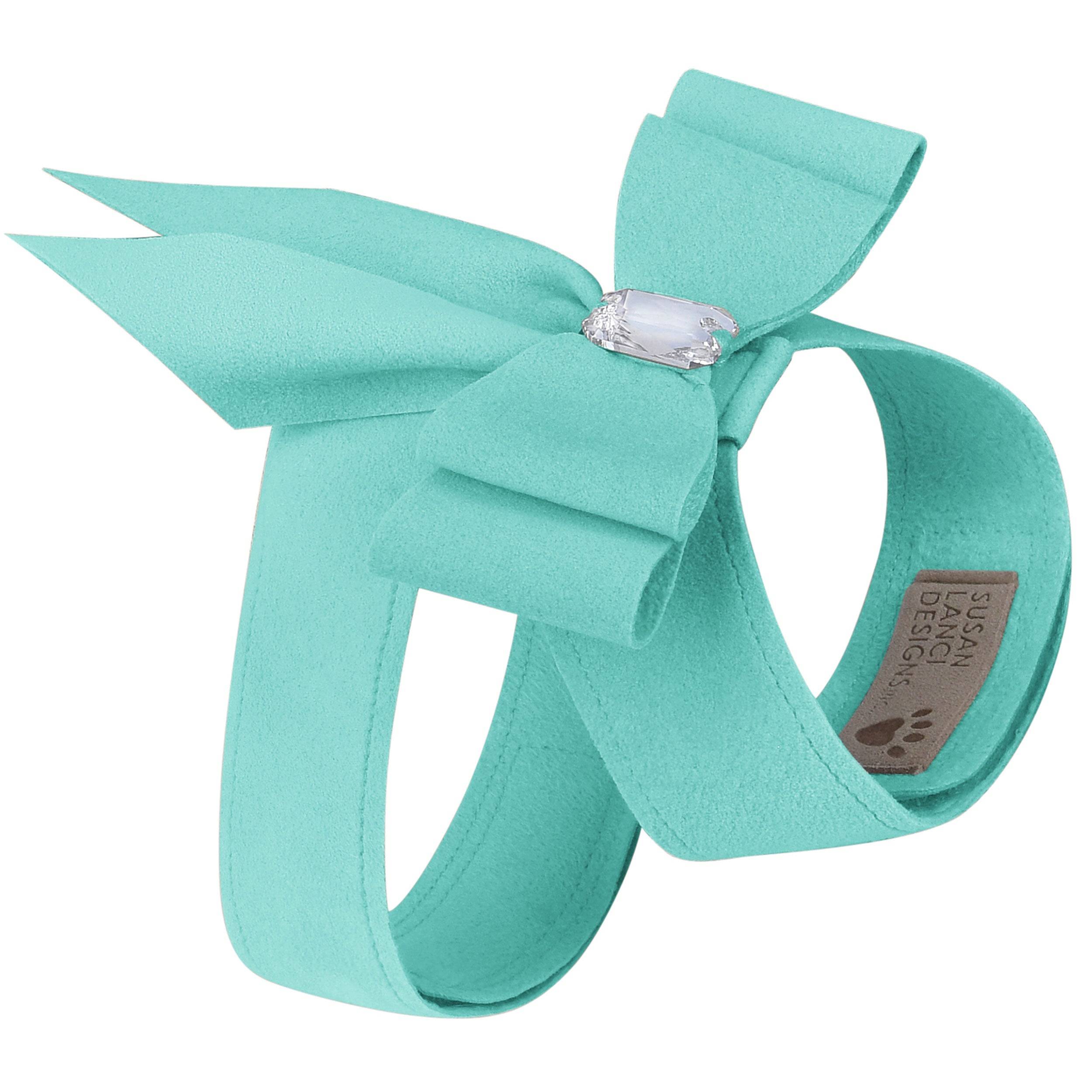 Double Tail Bow Tinkie Harness Tiffi Blue