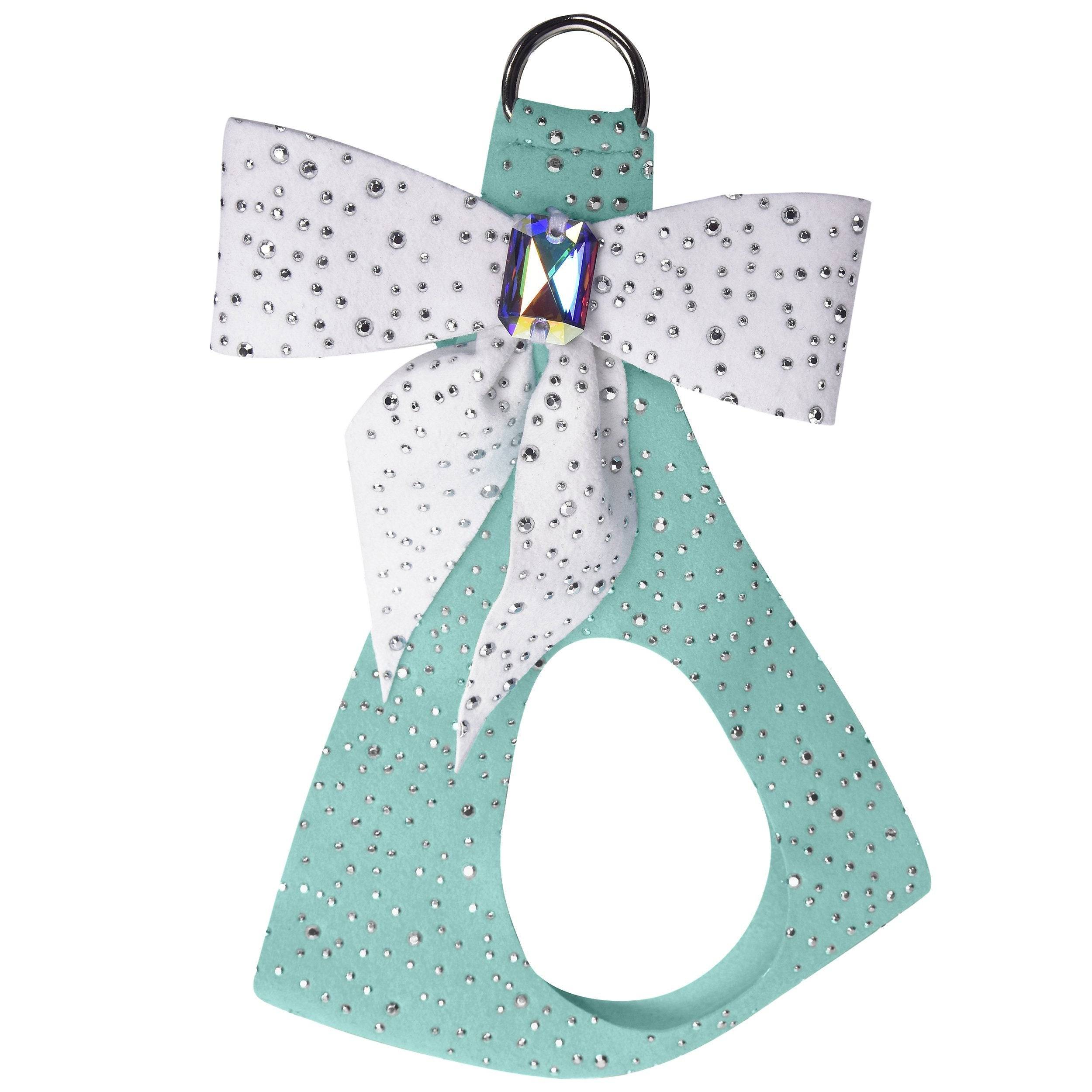 Tiffi's Gift Step In Harness With Aurora Borealis Emerald Tiffi Blue