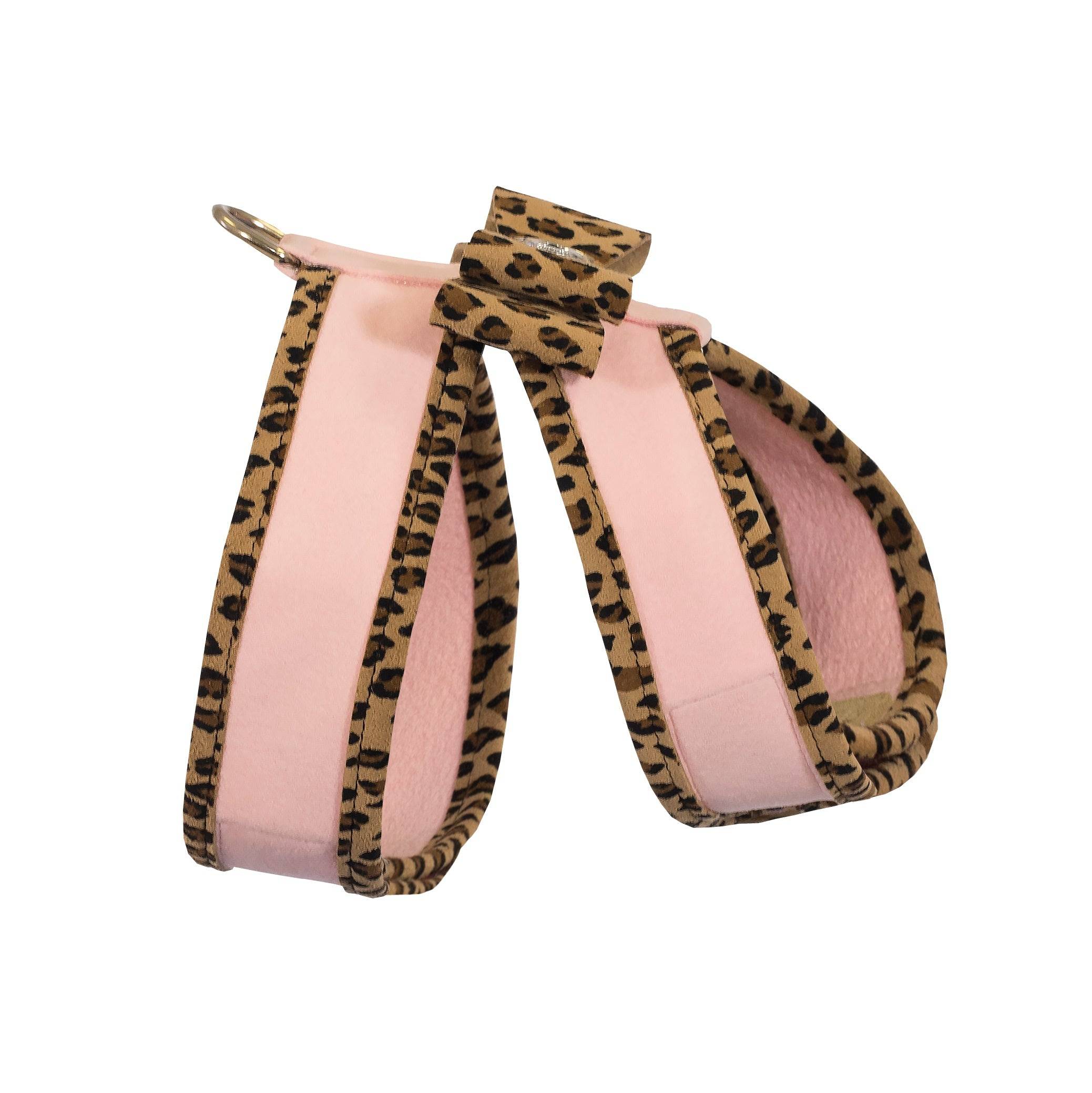 Cheetah Couture Big Bow Tinkie Harness with Cheetah Trim