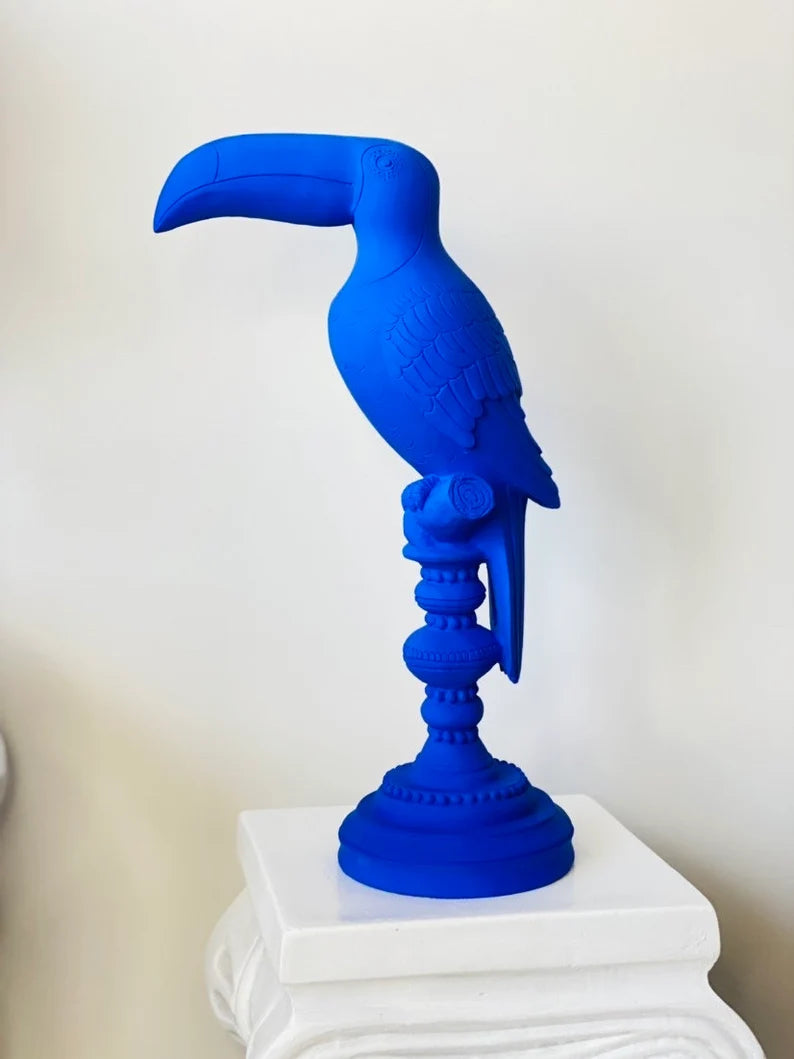 Toucan Bird in Ultra Matte Blue