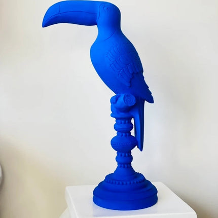 Toucan Bird in Ultra Matte Blue