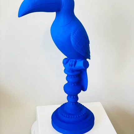 Toucan Bird in Ultra Matte Blue