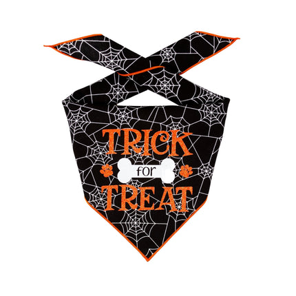 Trick for Treat Halloween Dog Bandana