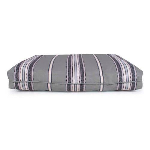 Turkish Towel Indoor/Outdoor Pet Bed-Tan Grey