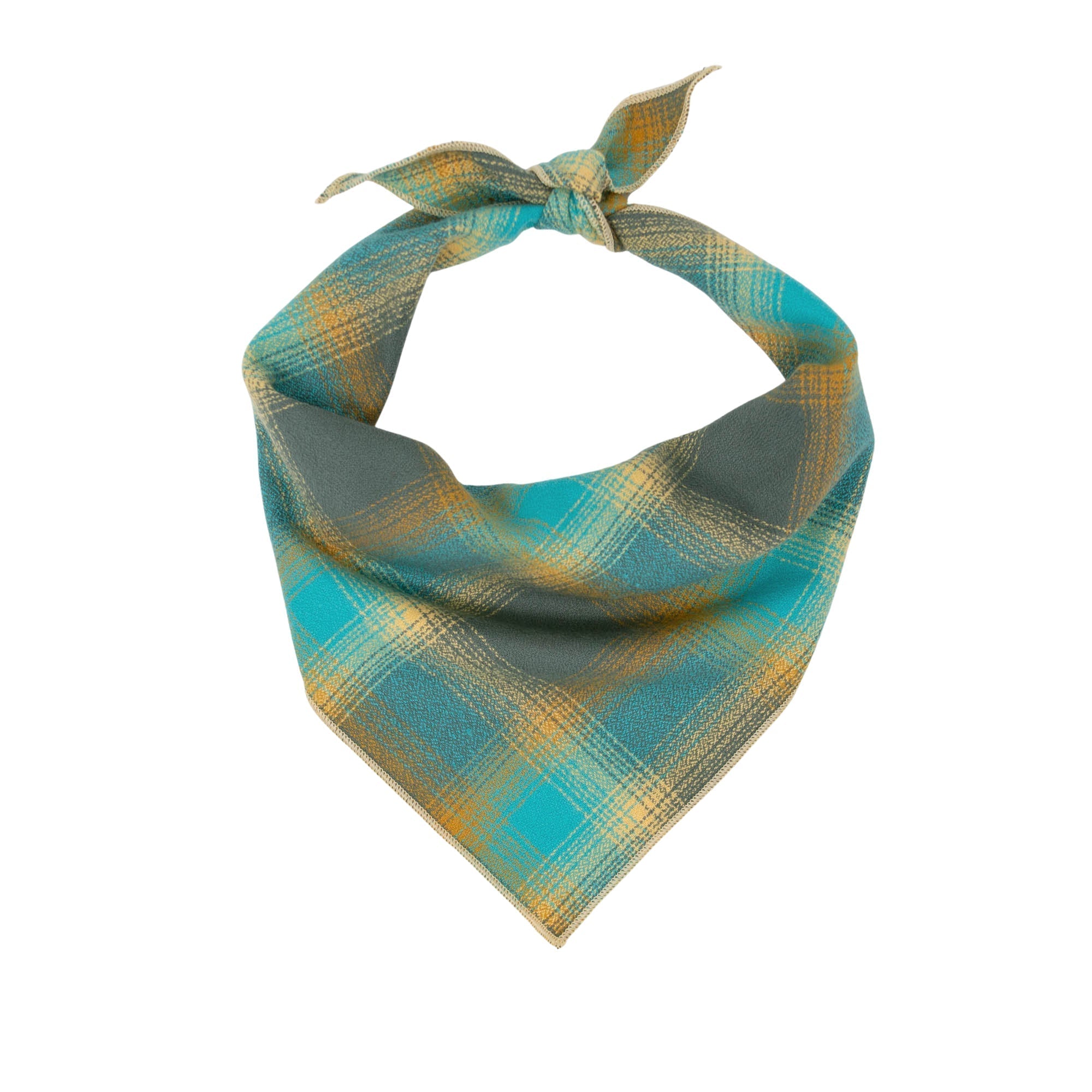 Turquoise Luxe Plaid HT Animal Supply