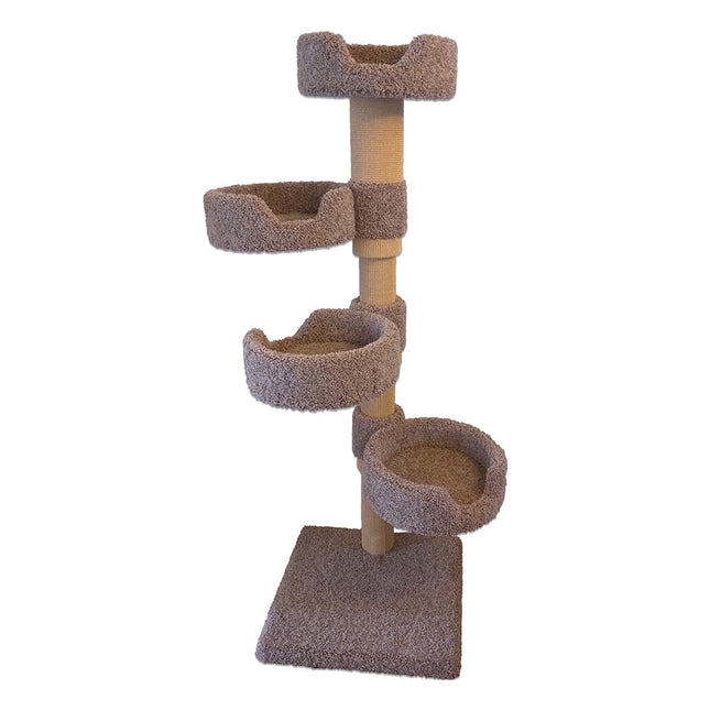 Hybernest Quatro Cat Tower with 4 Cat Beds