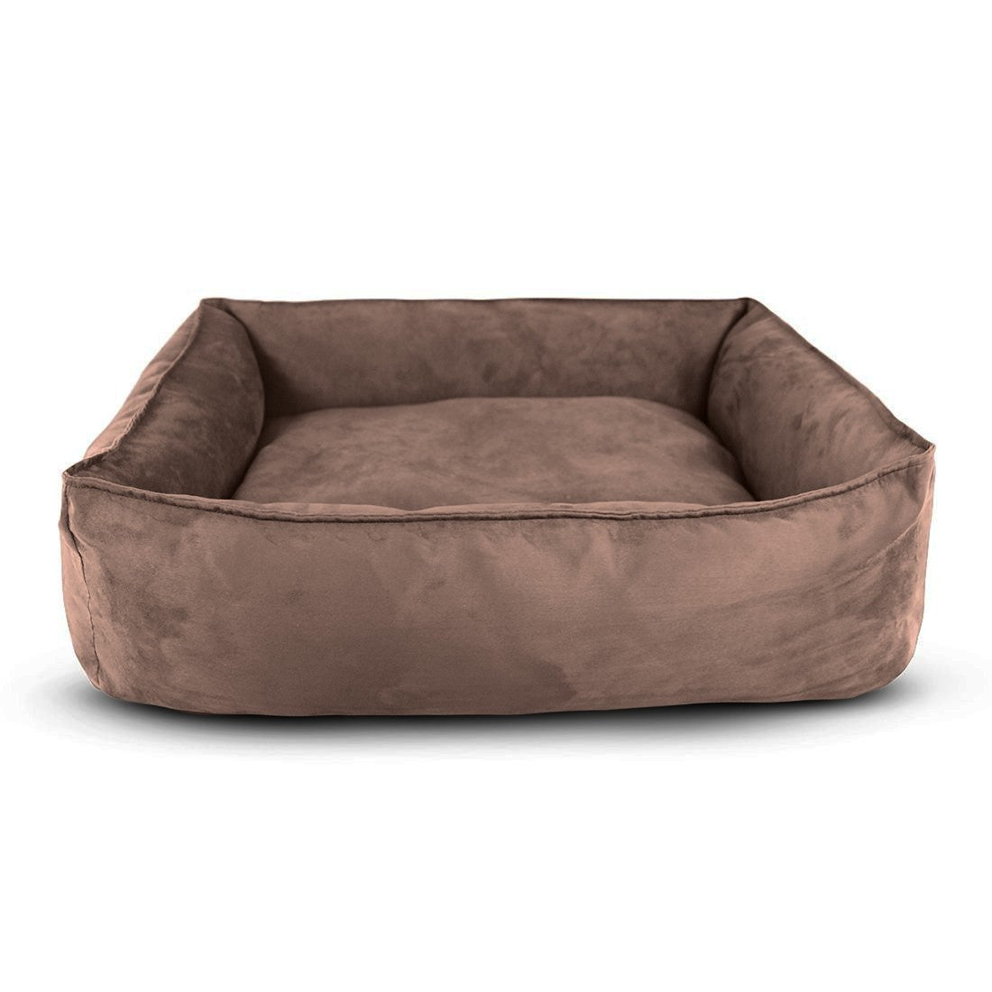 Oasis Plush Pillow Dog Bed Mocha