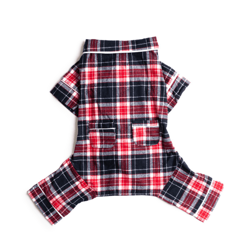 Blue Plaid Flannel Pajamas