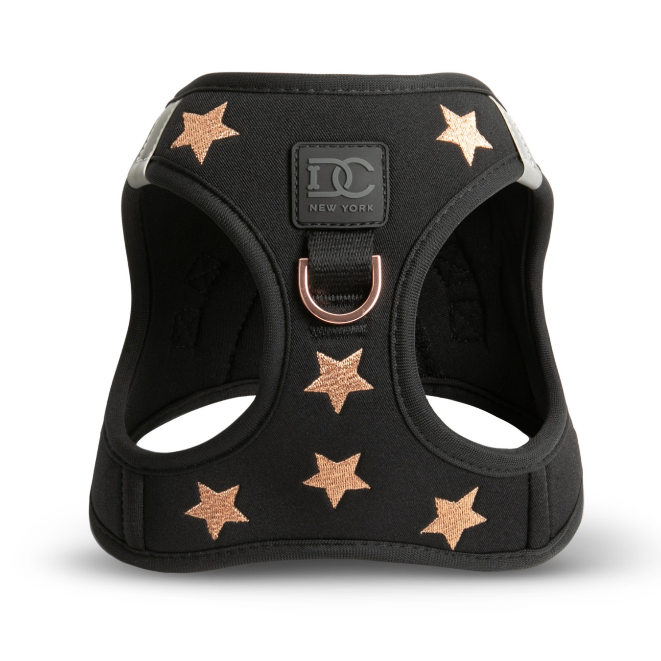 Luxe No Pull Step-In Dog Harness - Embroidered Rockstar XL