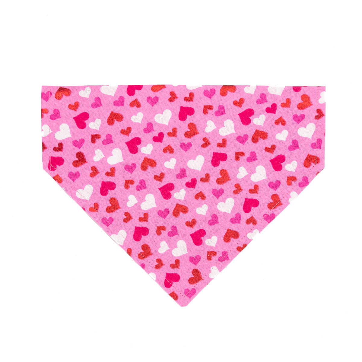 Valentines Day Pink Hearts Dog Bandana X-Large - 12