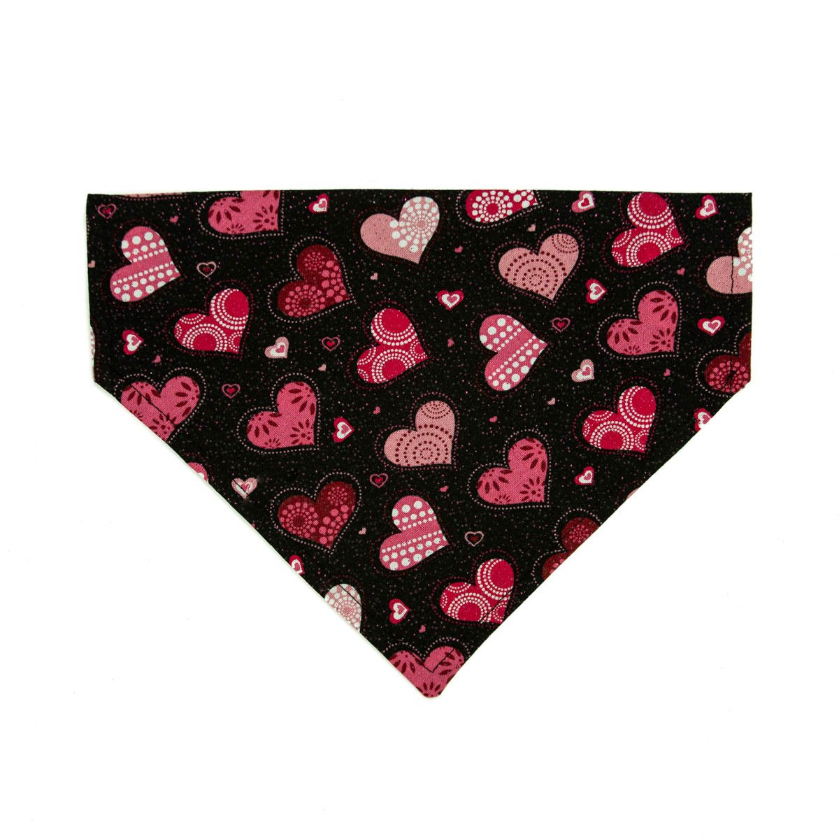 Valentines Day Pink Hearts Dog Bandana X-Large - 12