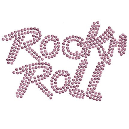 Rock n Roll (Pink Rhinestuds) - Women's T-shirt